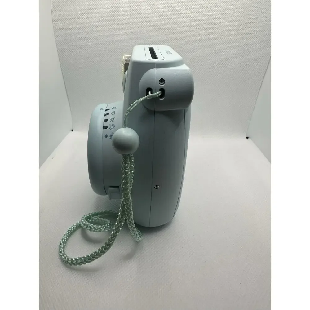 FUJIFILM Instax Mini 8 Blue Instant Film Camera Retro Cam w Strap And Case